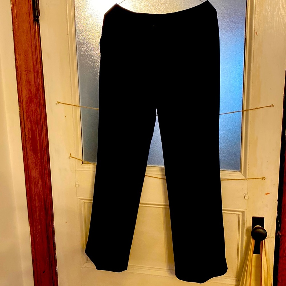 Reiss navy dress pant with front pleat